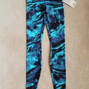 lululemon athletica Blue Patterned Leggings